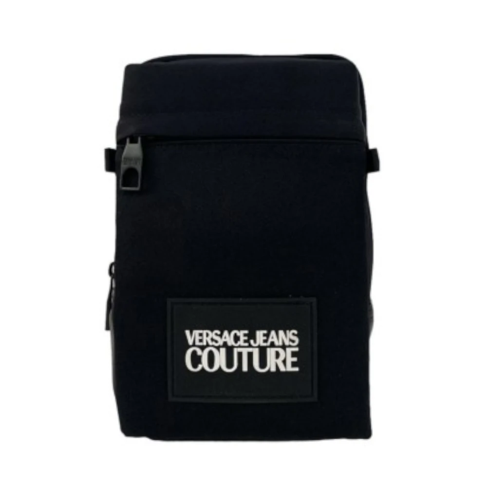 Versace Jeans Couture Men's Black Nero Monospalla Nylon Backpack