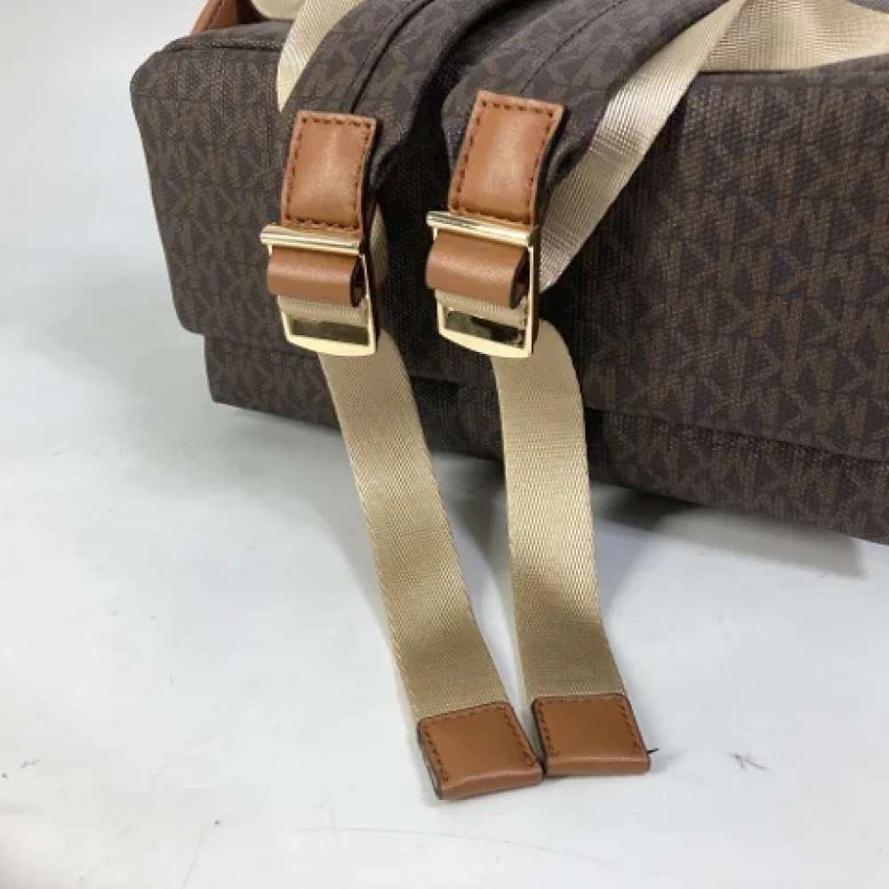Michael Kors Pre-owned Canvas backpacks Brown Dames