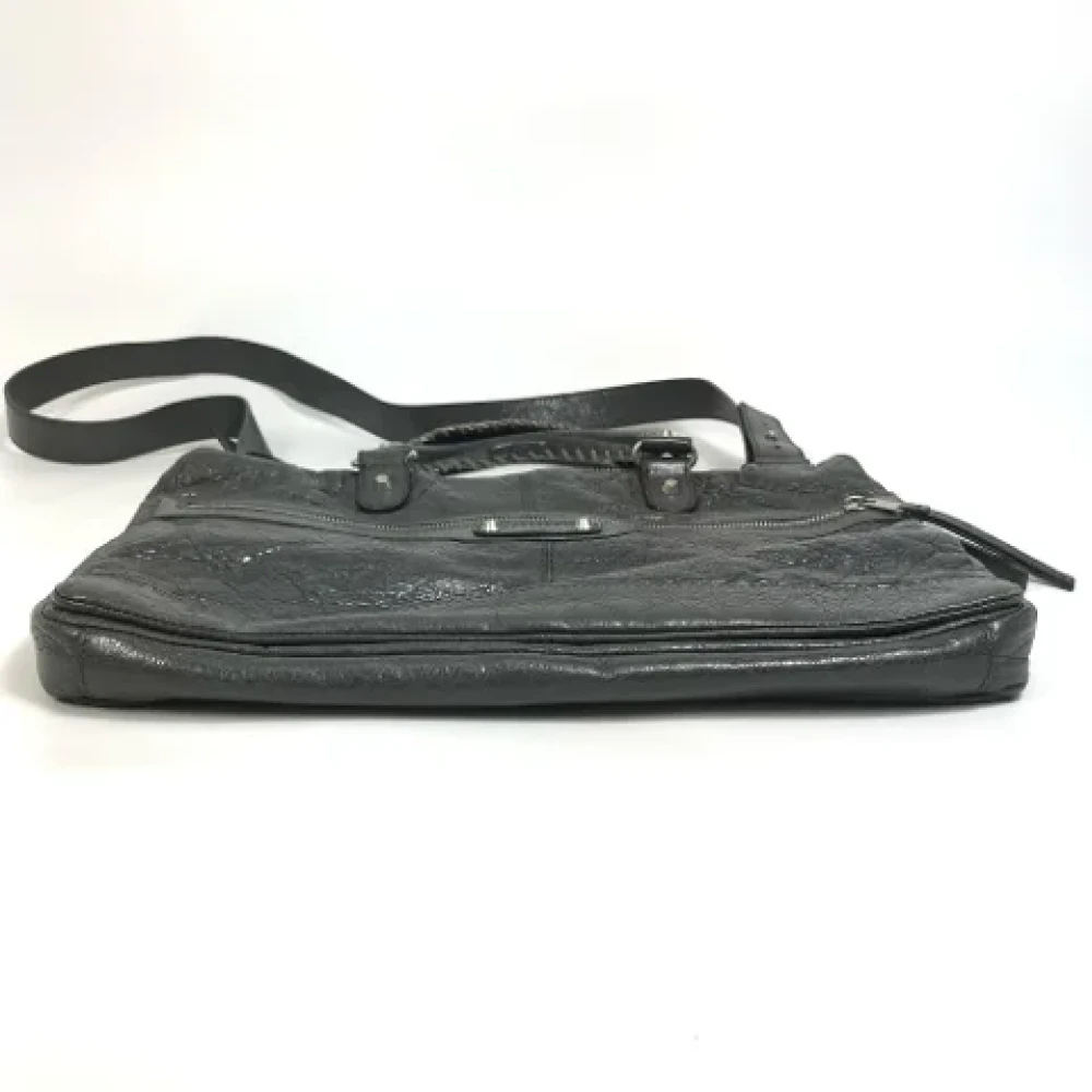 Balenciaga Vintage Pre-owned Leather handbags Black Heren