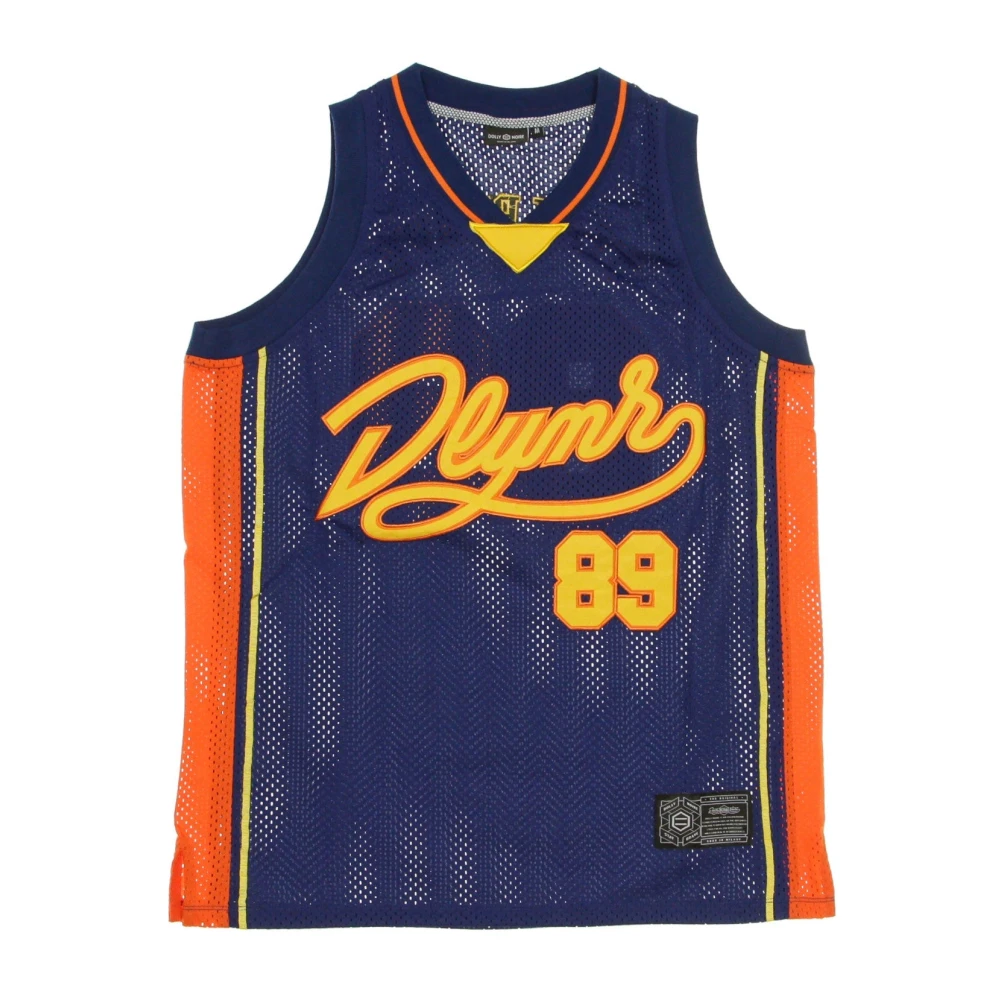 Dolly Noire Blauwe Basket Tank Top voor Mannen Blue Heren