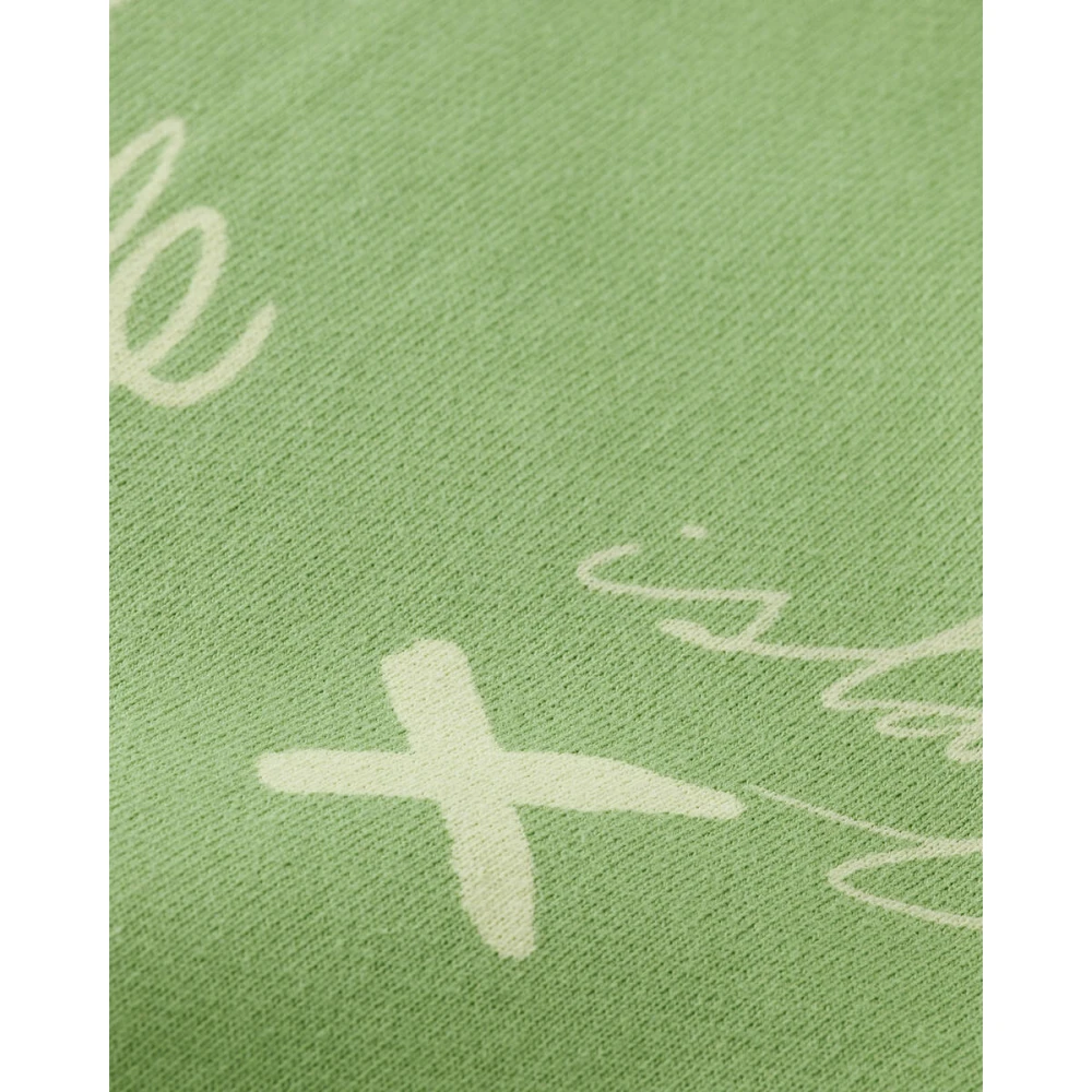 Scotch & Soda Gedrukte Sweatshirt met relaxte pasvorm Green Heren