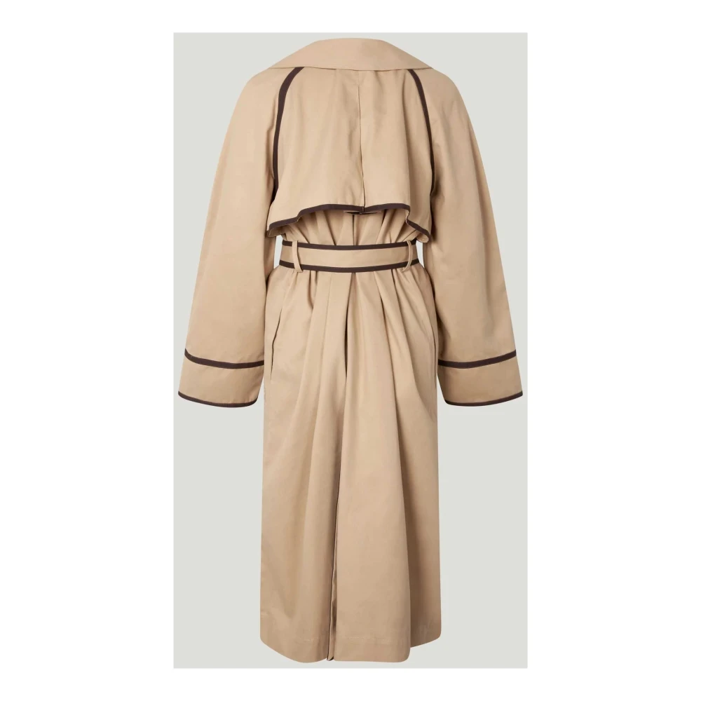 BAUM UND PFERDGARTEN Trenchcoat met grote knoopsluitingen Brown Dames