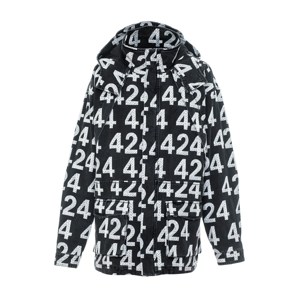 424 Stijlvolle Jas Black Heren