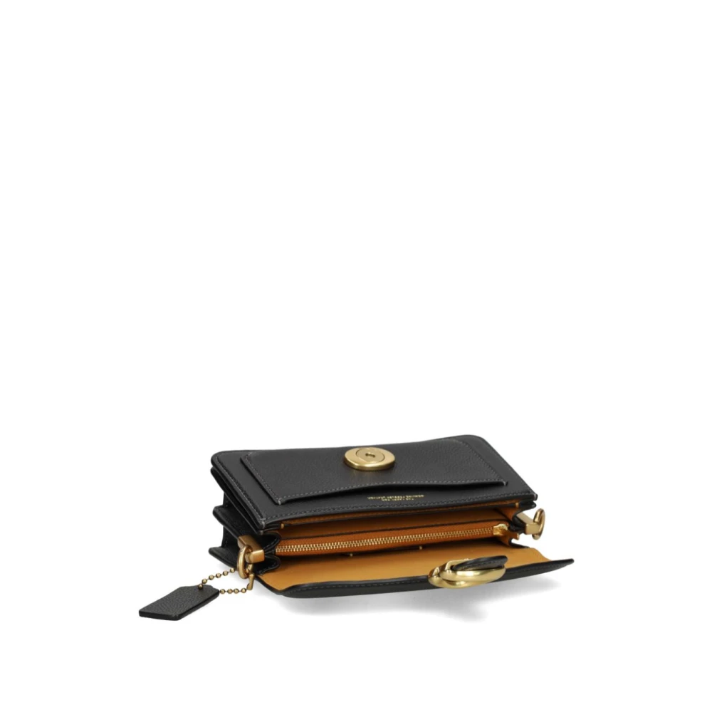 Coach Zwarte Multifunctionele Schoudertas met Zakken Black Dames