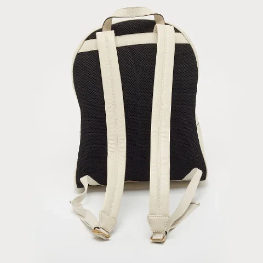 Gucci Vintage Pre-owned Fabric backpacks White Dames