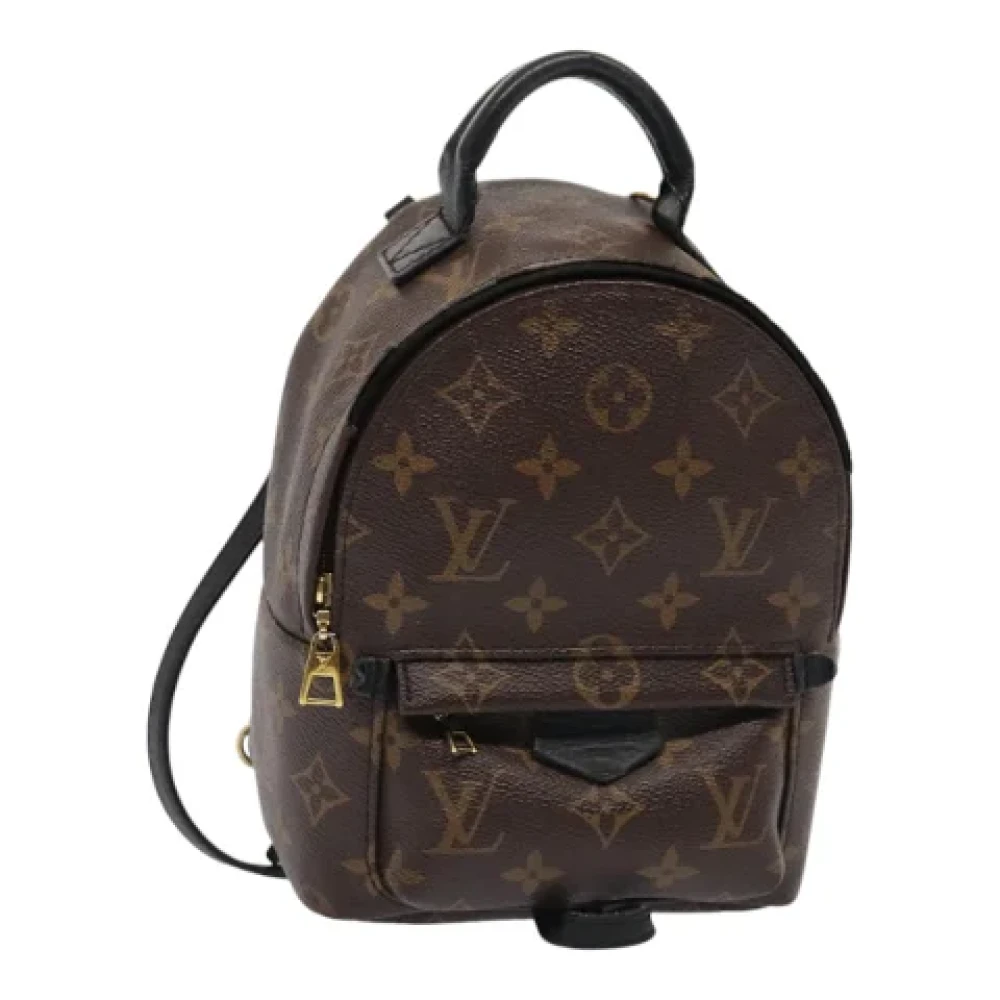 Louis Vuitton Vintage Pre-owned Canvas backpacks Brown Dames