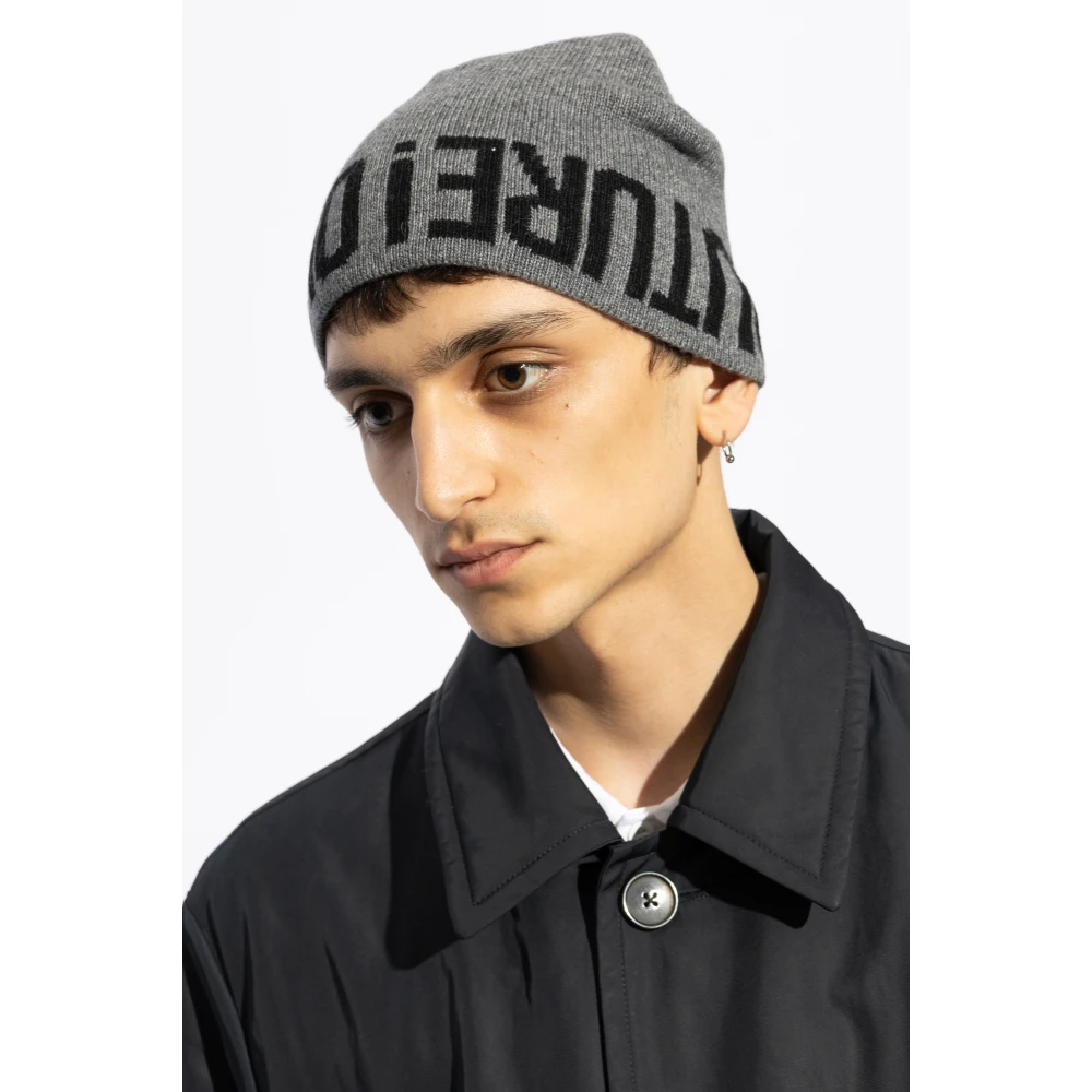 Moschino Pet met logo Gray Unisex