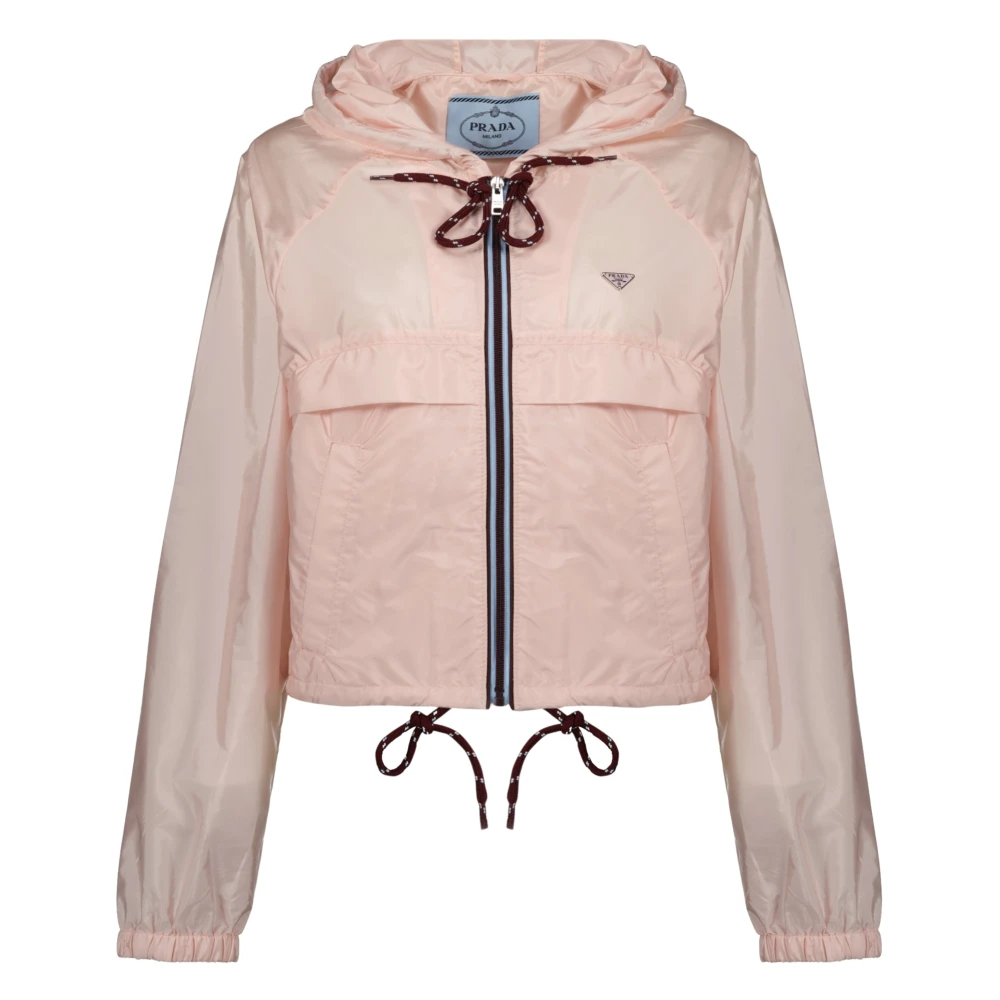 Prada Women's Pink Light Jackets - Light Jackets - M - Jackets