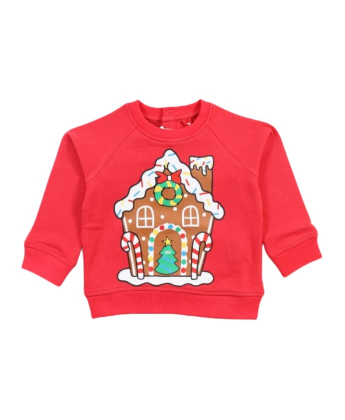 enfants-pull-rouge-col-rond