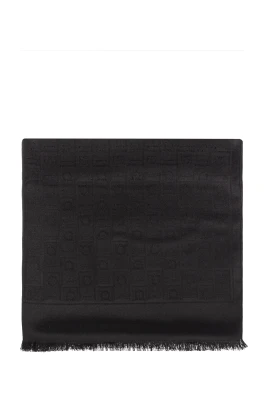 Sjal med monogram