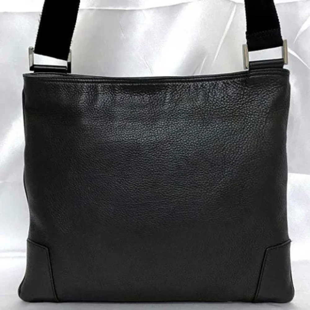 Gucci Vintage Pre-owned Leather shoulder-bags Black Dames