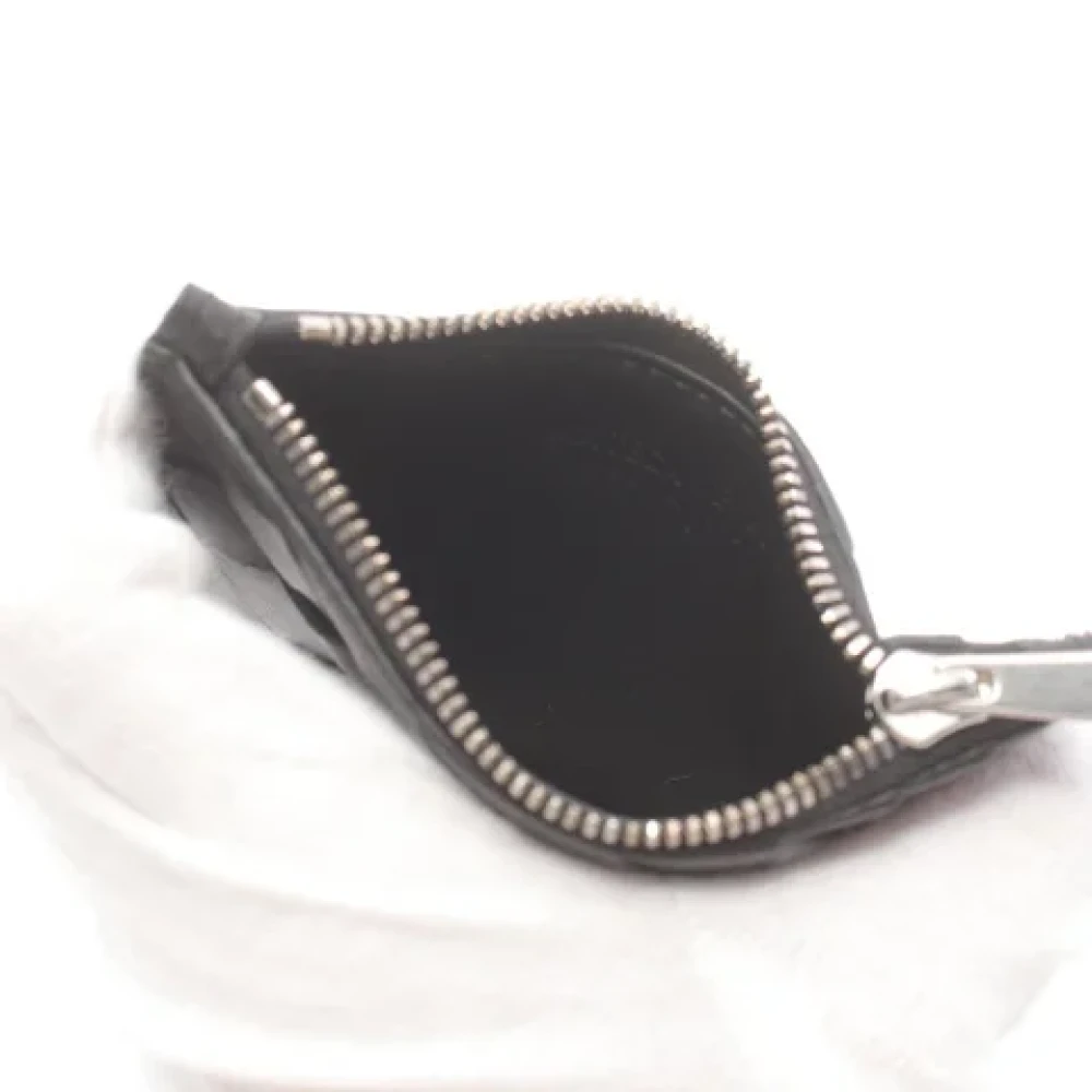 Bottega Veneta Vintage Pre-owned Fabric wallets Black Dames