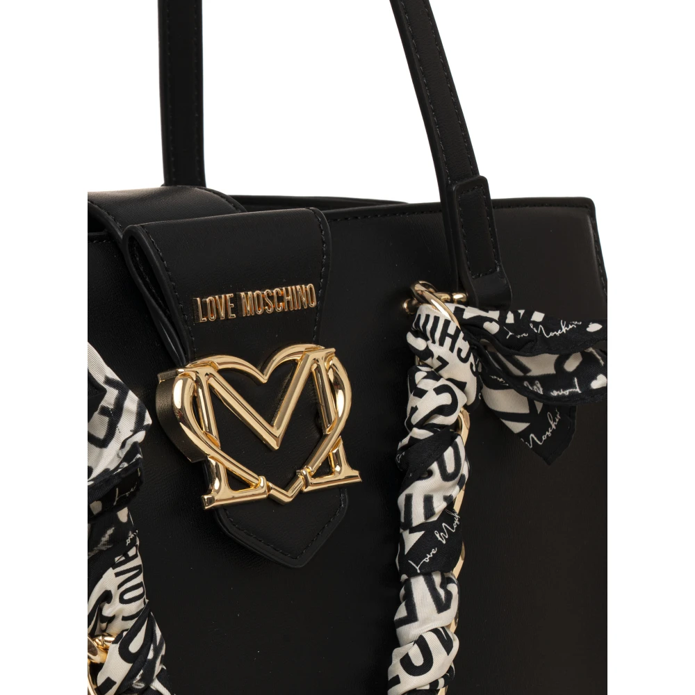 Love Moschino Stijlvolle Shopper met Ritssluiting Black Dames