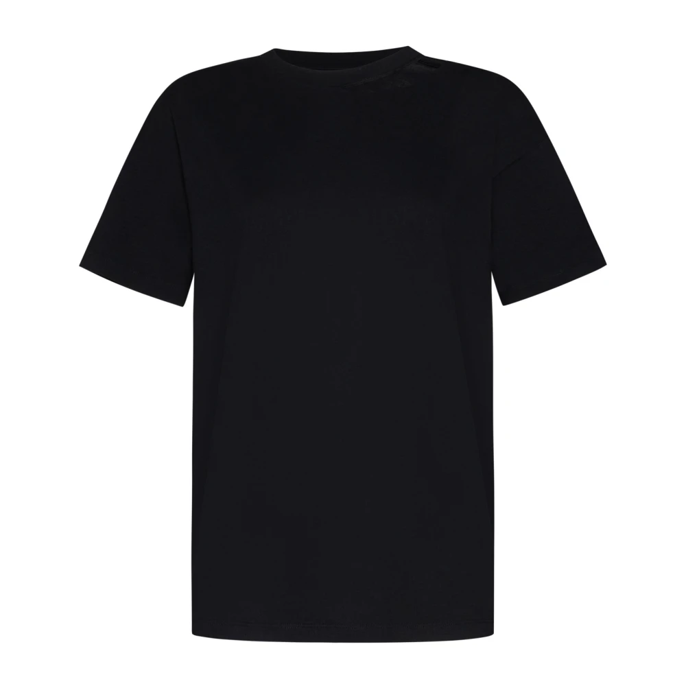 MM6 Maison Margiela Zwarte T-shirts en Polos Black Dames