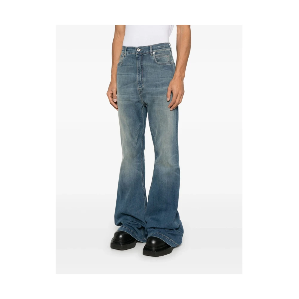 Rick Owens Donkere Schaduw Jeans Klassieke Stijl Blue Heren