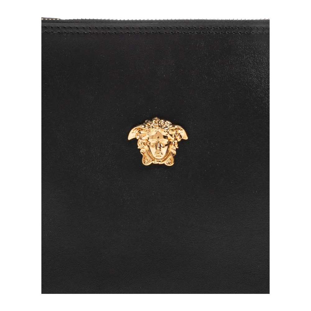 Versace Leren handtas Black Heren