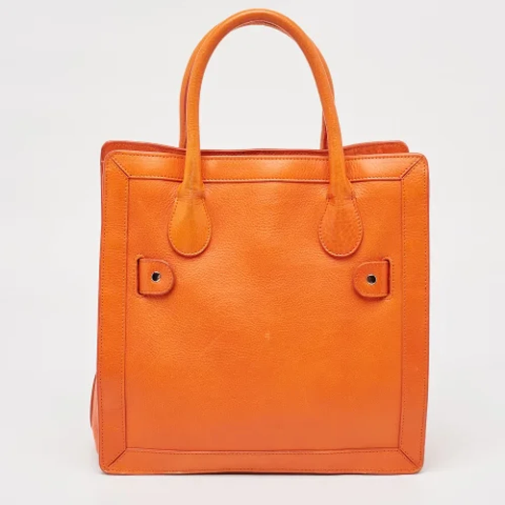 Proenza Schouler Pre-owned Leather totes Orange Dames