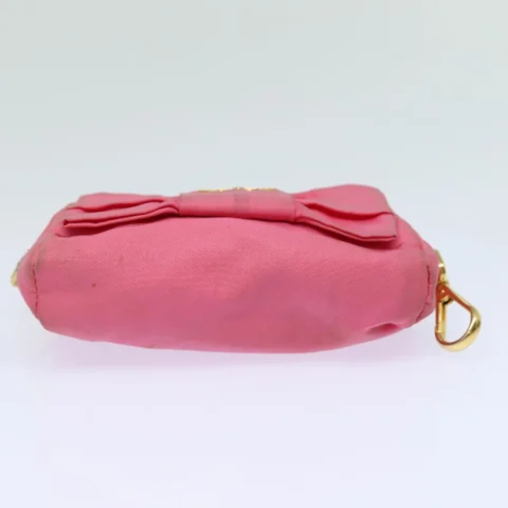 Prada Vintage Pre-owned Nylon pouches Pink Dames