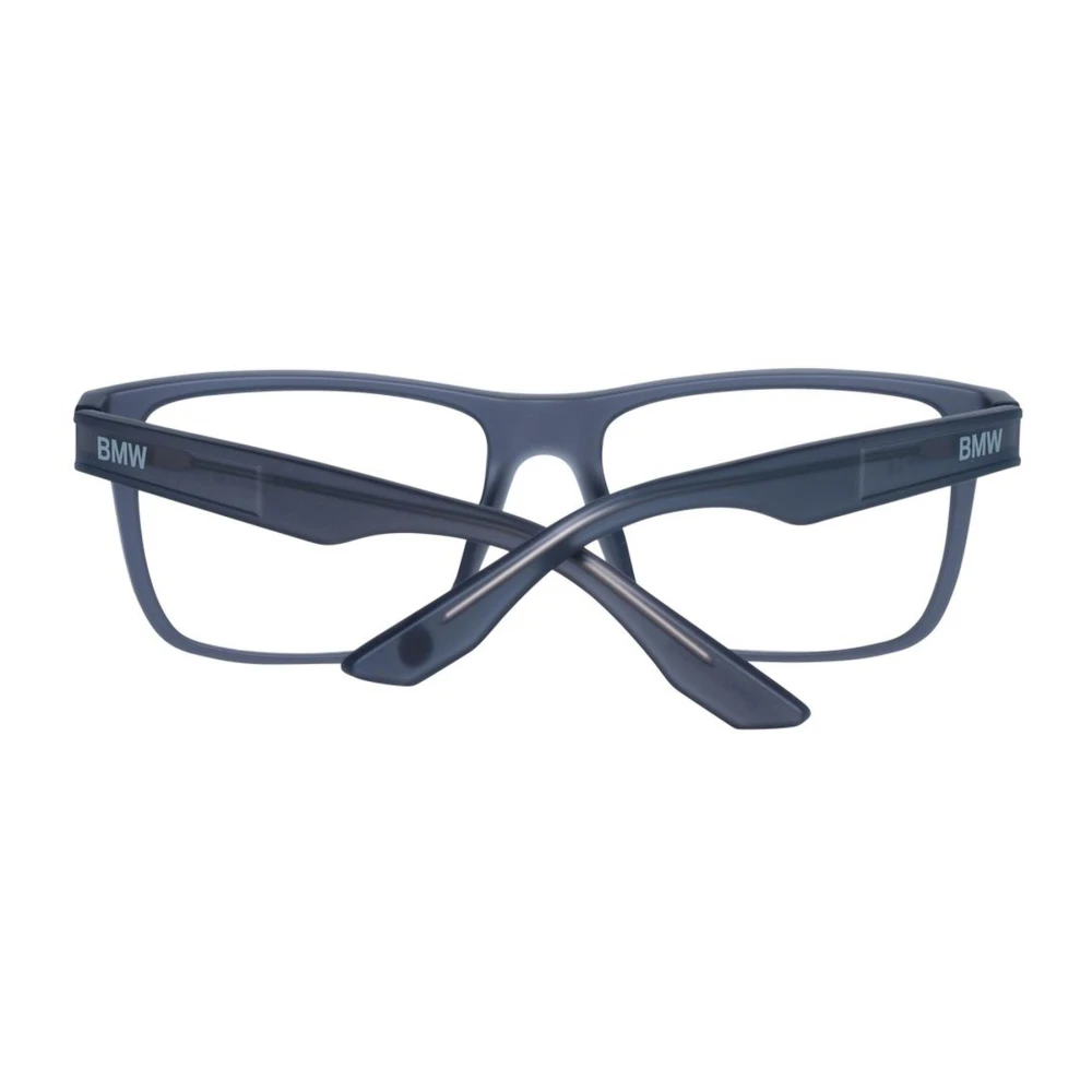 BMW Vierkante Bril Unisex Zwart Kunststof Frame Gray Heren