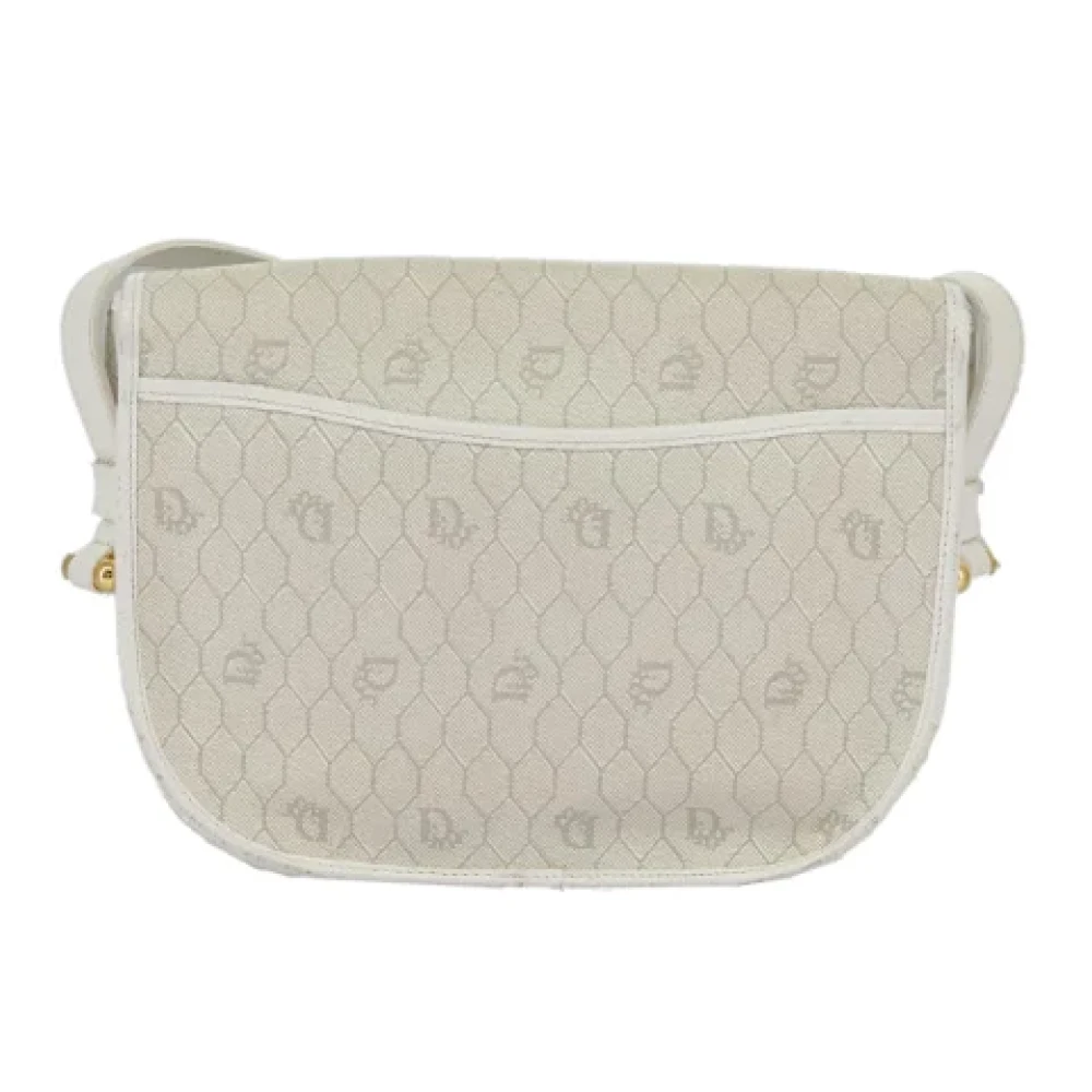 Dior Vintage Pre-owned Canvas dior-bags Beige Dames