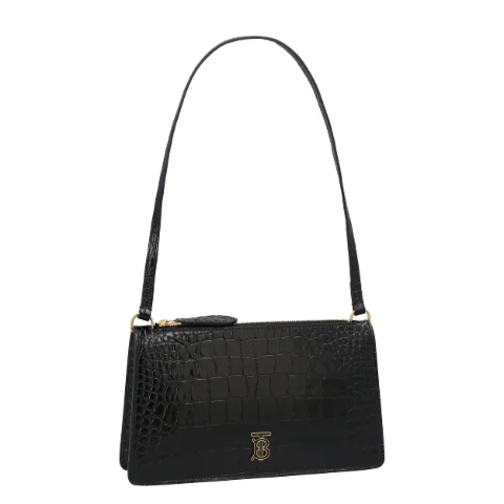 Burberry Leather shoulder-bags Black Dames