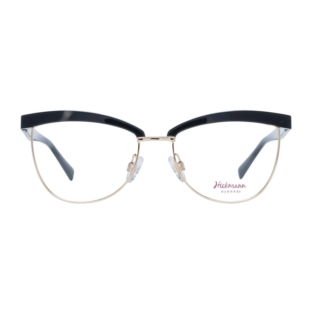 Ana Hickmann Zwarte Metalen Vierkante Optische Frames voor Vrouwen Black Dames