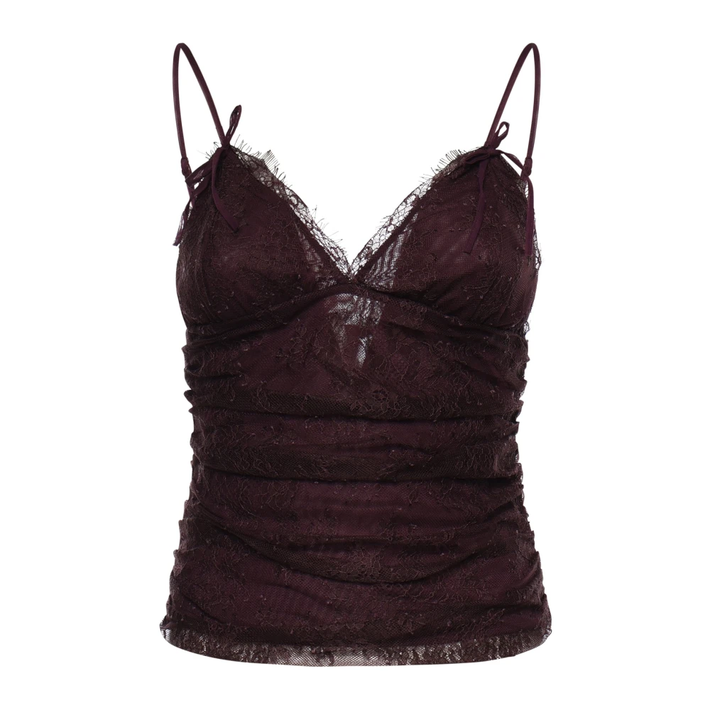 Pinko Donna Rosso Top, Xs, New,