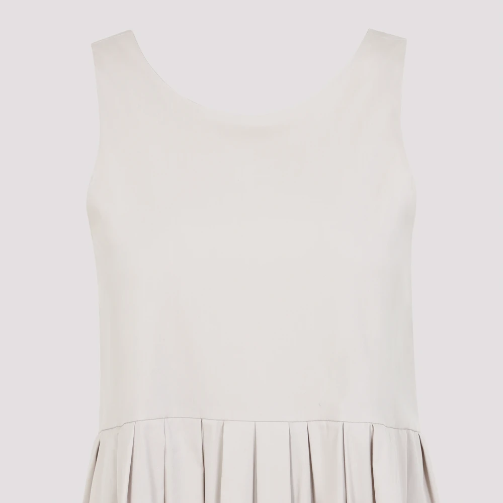 Max Mara Elegante Zomerjurk Gray Dames
