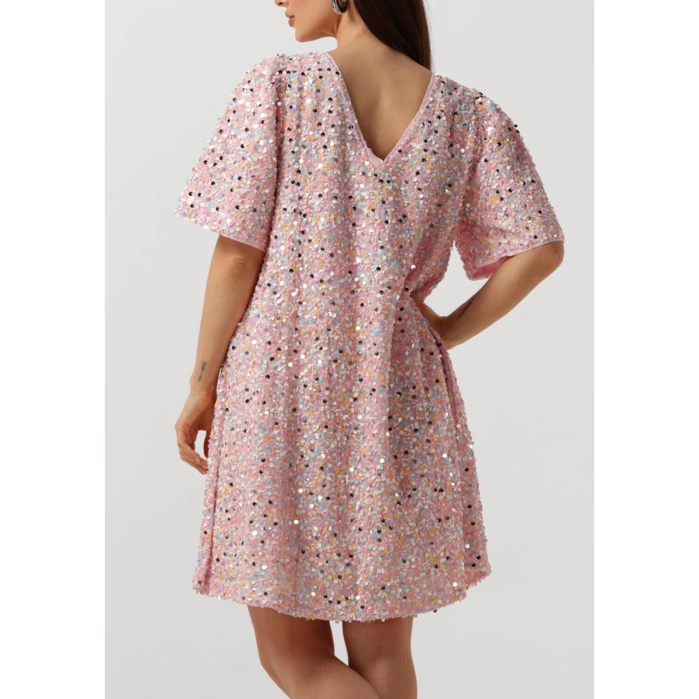 Y.A.S Roze Mini Jurk voor Vrouwen Multicolor Dames