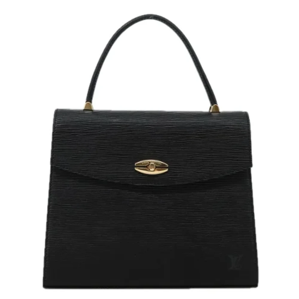 Louis Vuitton Vintage Pre-owned Leather handbags Black Dames