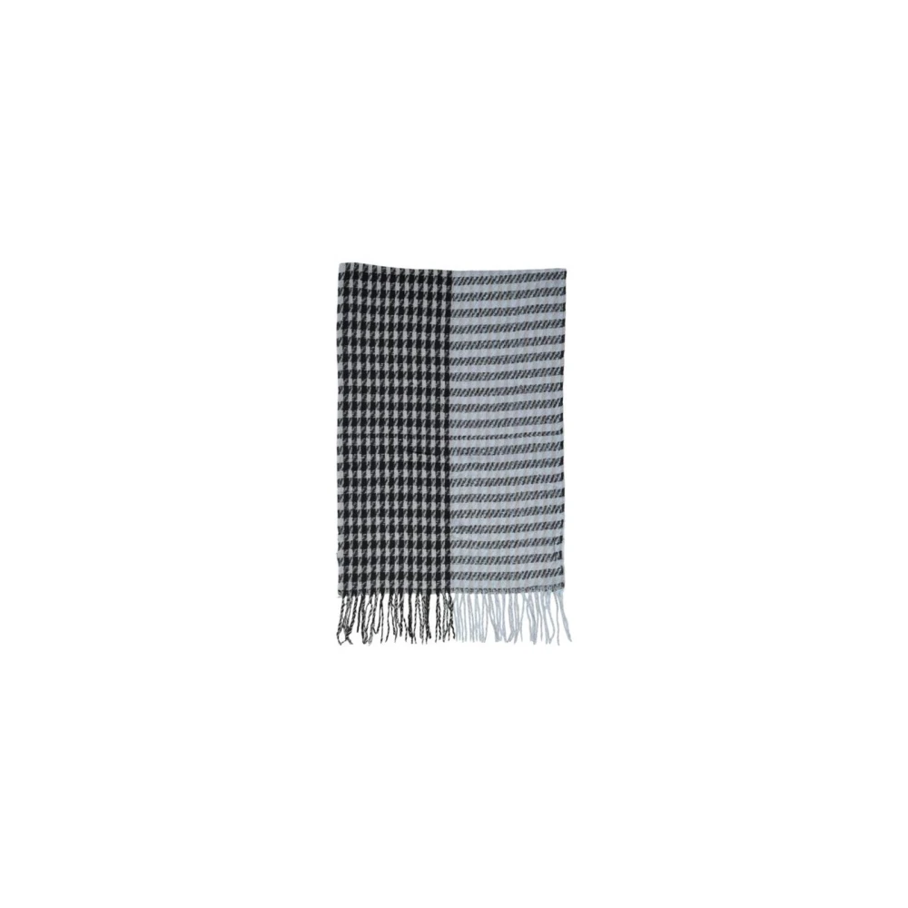 Only Houndstooth Stripe Sjaal Blue Dames
