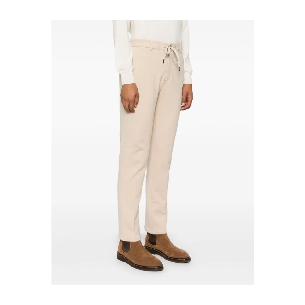 Circolo 1901 Beige Fleece Texture Broek Beige Heren