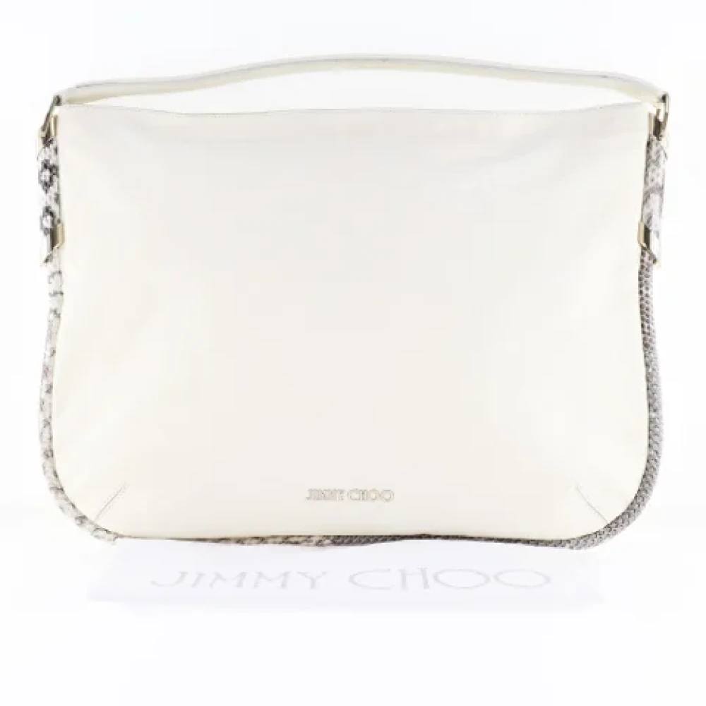 Jimmy Choo Pre-owned Leather handbags White Dames