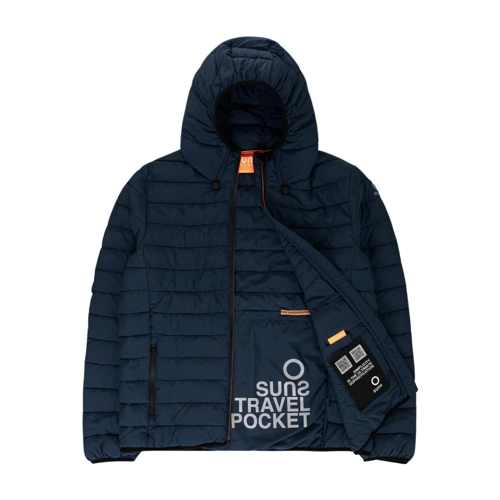 Suns Stijlvolle Jas Blue Heren