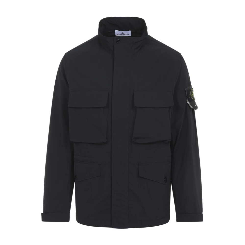 Stone Island Men's Black Field Jacket