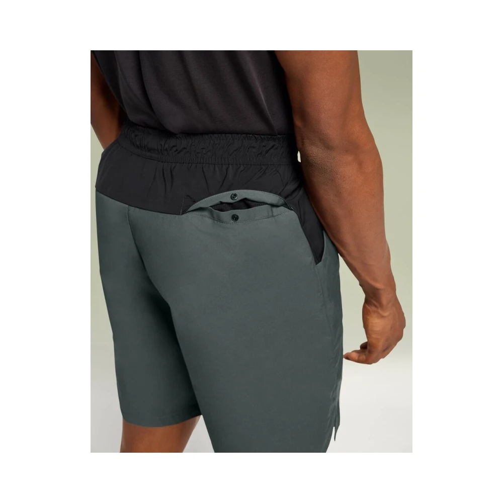 ON Running Shorts voor de hele dag prestaties Gray Heren