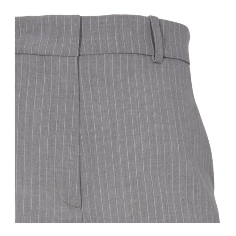 Kaos Cargo Broek met Lurex Inzet Gray Dames