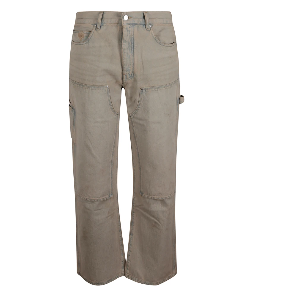 Amiri Men's Beige Carpenter Jean - Straight Fit Jeans - W33 - Jeans