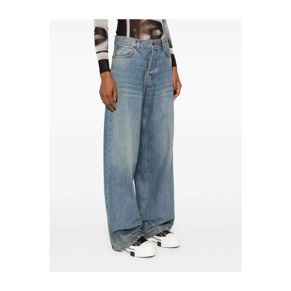 Haikure Boyfit Over Jeans Blue Dames