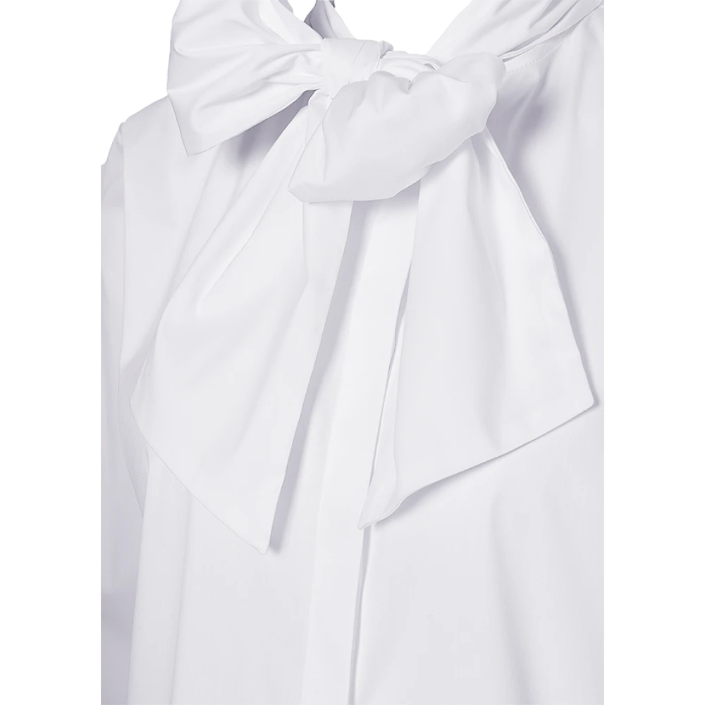 RIANI Elegante witte blouse met geplooide kraag White Dames