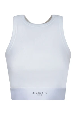 Cropped Tank Top med Logoband