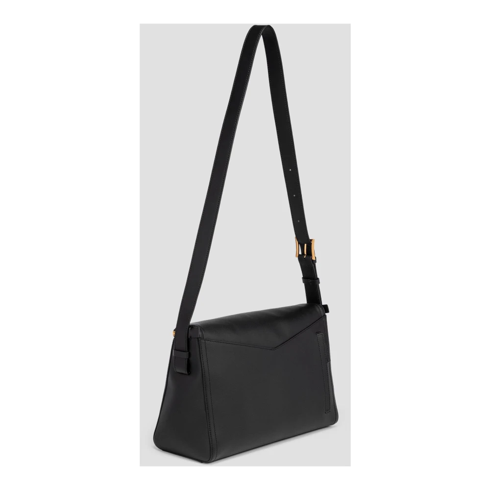 MCM Diamanten 3D schoudertas van kalfsleer Black Dames