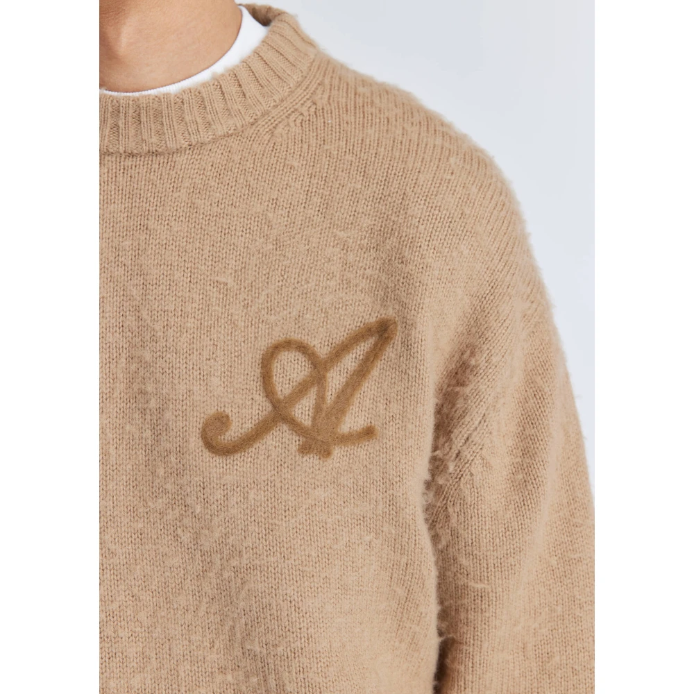 Axel Arigato Beyond Signature Sweater Brown Heren