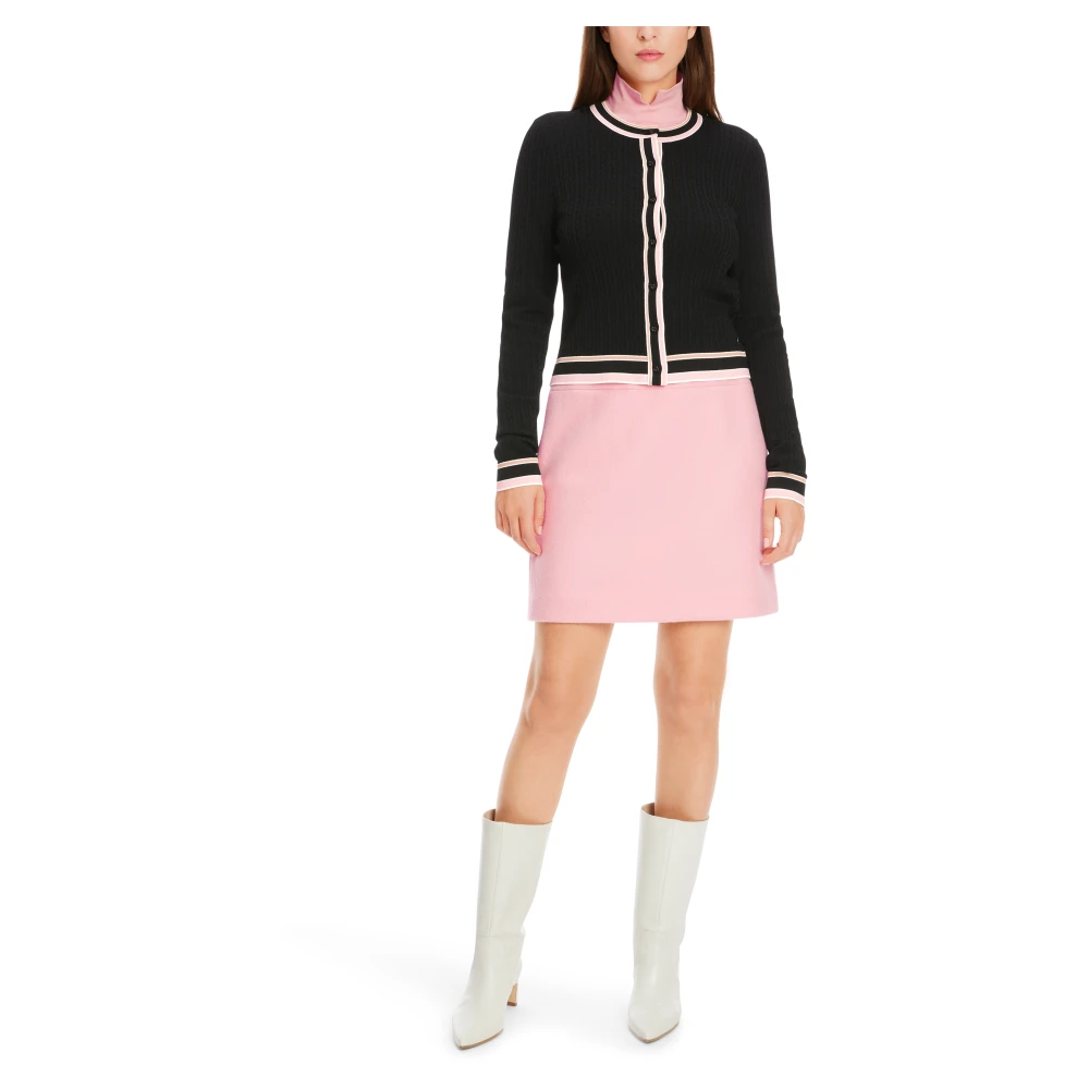 Marc Cain Gebreide Vest met Knopen Black Dames