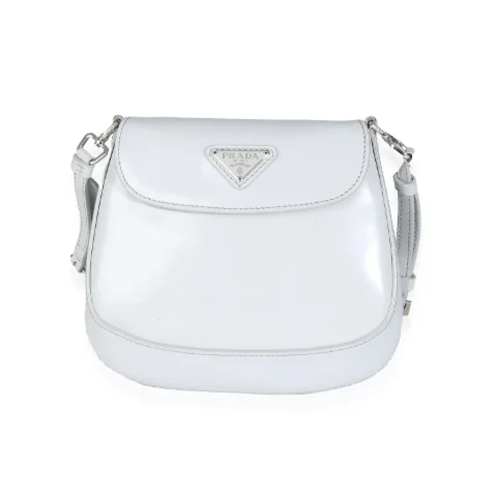 Prada Vintage Pre-owned Leather prada-bags Gray Dames