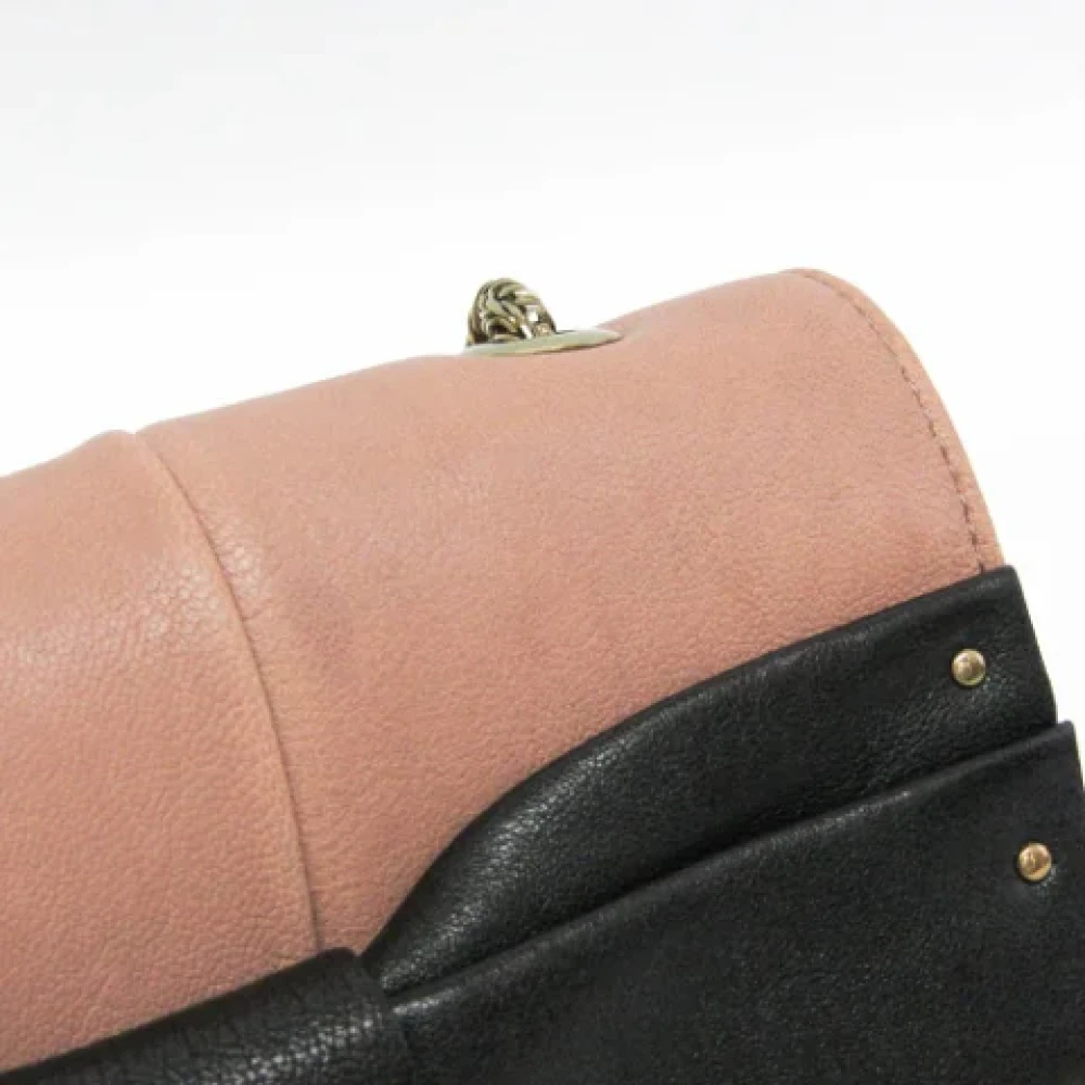 Chloé Pre-owned Leather crossbody-bags Pink Dames