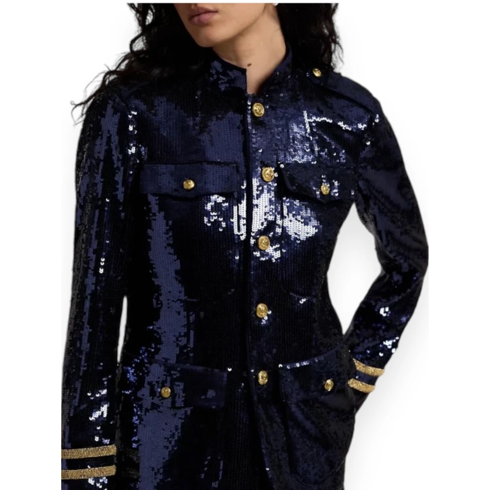 Polo Ralph Lauren Blazer Jas voor Stijlvolle Look Blue Dames