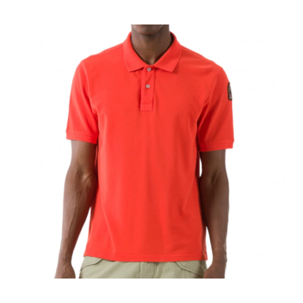 Parajumpers Compact Katoenen Polo Shirt Red Heren