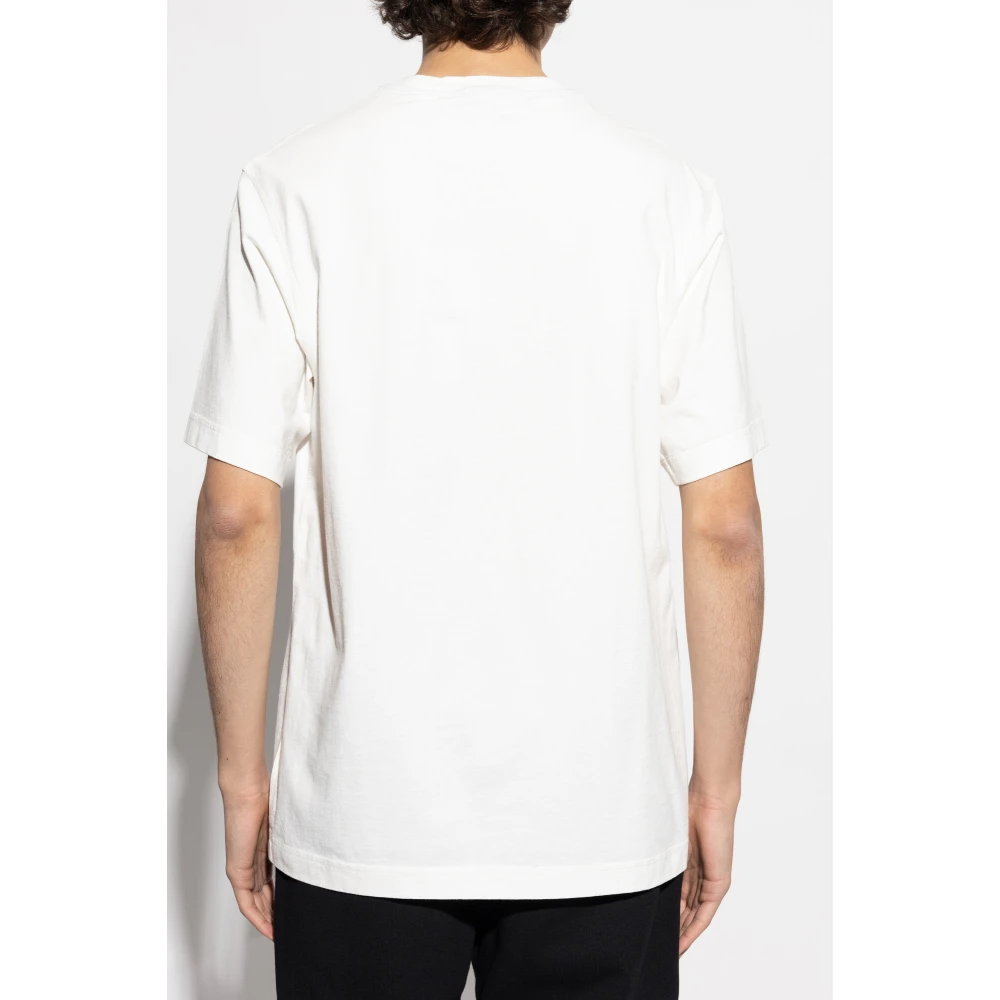 Burberry Katoenen T-shirt White Heren