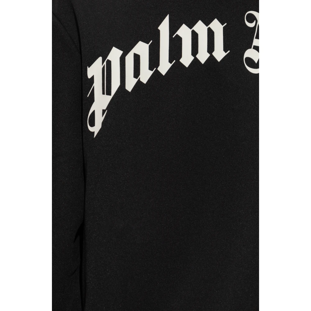 Palm Angels Sweatshirt met opstaande kraag Black Dames